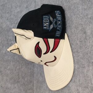 NARUTO SHIPPUDEN KAKASHI ANBU BLACK OPS SNAPBACK HAT